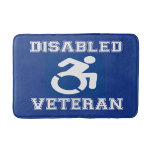 Gehandicapte veteraan badmat