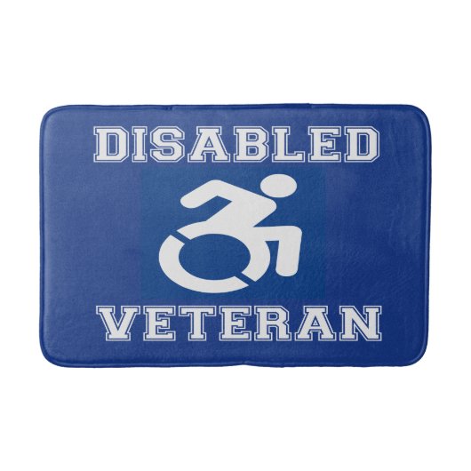 Gehandicapte veteraan badmat (Voorkant)