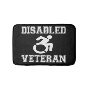 Gehandicapte veteraan badmat