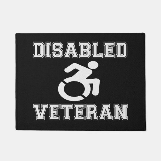 Gehandicapte veteraan deurmat (Voorkant)
