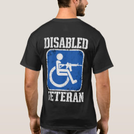 Gehandicapte Veteraan Donker T-shirt
