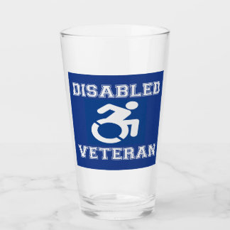 Gehandicapte veteraan glas