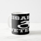 Gehandicapte veteraan koffiemok (Voorkant links)