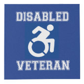 Gehandicapte veteraan kubus (Voorkant)