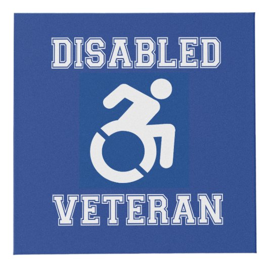 Gehandicapte veteraan kubus (Voorkant)