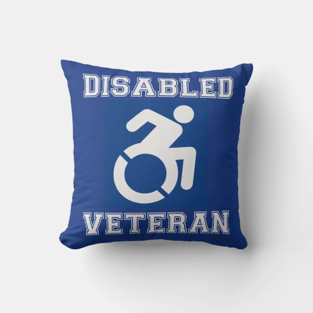 Gehandicapte veteraan kussen (Voorkant)