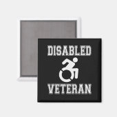 Gehandicapte veteraan magneet (Voorkant / Achterkant)