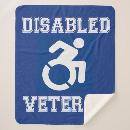 Gehandicapte veteraan sherpa deken (Voorkant)