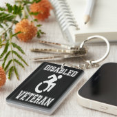 Gehandicapte veteraan sleutelhanger (Voorkant Rechts)