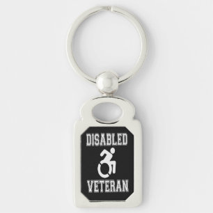 Gehandicapte veteraan sleutelhanger
