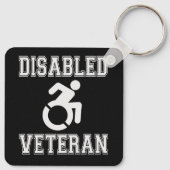 Gehandicapte veteraan sleutelhanger (Achterkant)