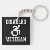 Gehandicapte veteraan sleutelhanger (Achterkant)