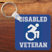 Gehandicapte veteraan sleutelhanger (Voorkant)