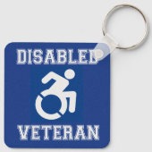 Gehandicapte veteraan sleutelhanger (Achterkant)