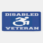 Gehandicapte veteraan spandoek (Horizontaal)