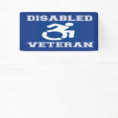 Gehandicapte veteraan spandoek (Insitu)