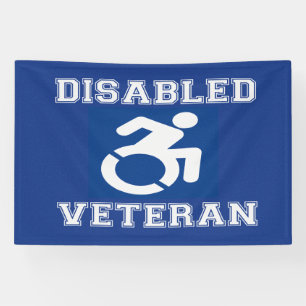 Gehandicapte veteraan spandoek