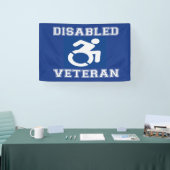 Gehandicapte veteraan spandoek (Beurs)