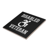 Gehandicapte veteraan tegeltje (Zijkant)