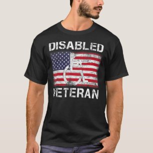 Gehandicapte veteraan voor pa Grandpa Veteran Amer T-shirt