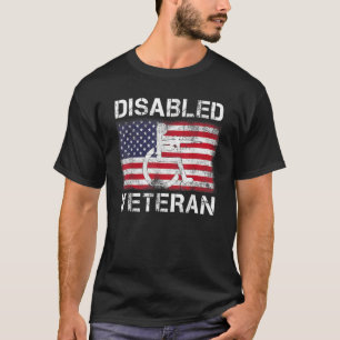 Gehandicapte veteraan voor pa Grandpa Veteran Amer T-shirt