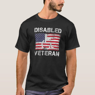 Gehandicapte veteraan voor pa Grandpa Veteran Amer T-shirt