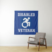 Gehandicapte veteraan wandkleed (In situ)