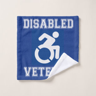 Gehandicapte veteraan washandje