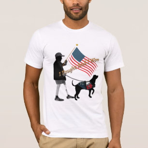 Gehandicapte Veteran Service Dog Food & Won T-shir T-shirt