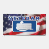 Gehandicapte Veteran USA Bureaumat (Keyboard & Muis)