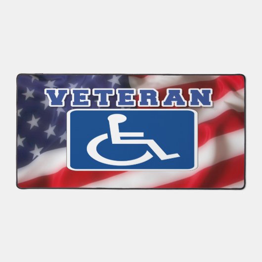 Gehandicapte Veteran USA Bureaumat (Voorkant)