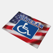Gehandicapte Veteran USA Deurmat (Schuin)