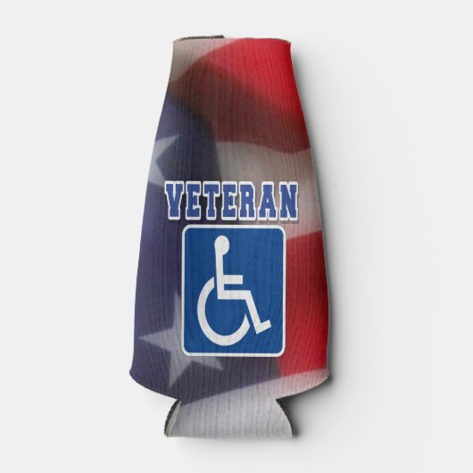 Gehandicapte Veteran USA Flesjeskoeler (Voorkant)