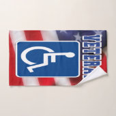 Gehandicapte Veteran USA Handdoek (Handdoek)