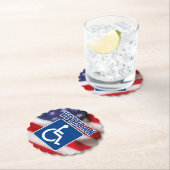 Gehandicapte Veteran USA Kartonnen Onderzetters (Insitu)