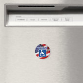 Gehandicapte Veteran USA Magneet (Insitu (Vaatwasser))