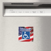 Gehandicapte Veteran USA Magneet (Insitu (Vaatwasser))