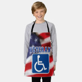 Gehandicapte Veteran USA Schort (Gedragen)