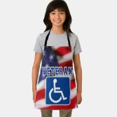 Gehandicapte Veteran USA Schort (Insitu)