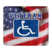 Gehandicapte Veteran USA Snijplank (Voorkant)