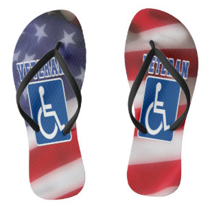 Gehandicapte Veteran USA Teenslippers