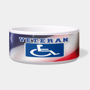 Gehandicapte Veteran USA Voerbakje