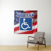 Gehandicapte Veteran USA Wandkleed (In situ)