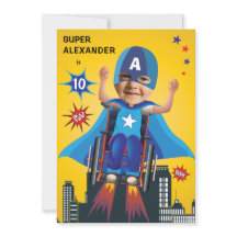 Gehandicapte vliegsuperheld rolstoel Fun Birthday