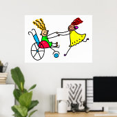 Gehandicapte vrienden poster (Thuiskantoor)