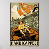 Gehandicapte  woestenpropaganda poster (Voorkant)