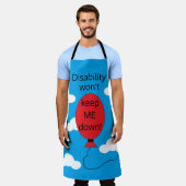 Gehandicapten houden me niet onder II: Apron Schort (Gedragen)