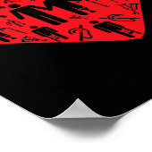 Gehandicapten houden van Wheelstoel Quadriplegic P Poster (Hoek)