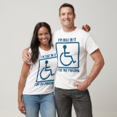 gehandicapten: ik ben er gewoon in voor de parkeer t-shirt (Unisex)
