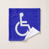 Gehandicapten met een handicap bad handdoek (Wasdoekje)